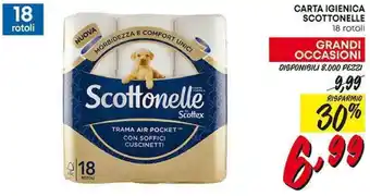 Pam CARTA IGIENICA SCOTTONELLE 18 ROTOLI offerta