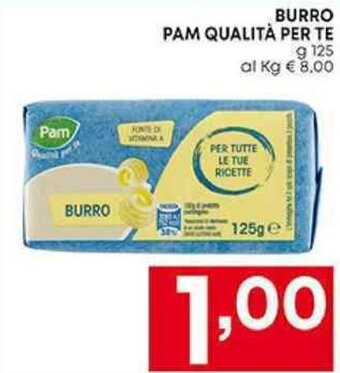 Pam BURRO PAM QUALITÀ PER TE G 125 offerta