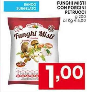FUNGHI MISTI CON PORCINI PETRUCCI g 200