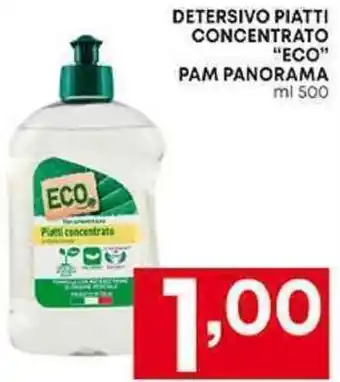 Pam DETERSIVO PIATTI CONCENTRATO "ECO" PAM PANORAMA ml 500 offerta