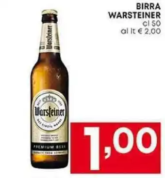Pam BIRRA WARSTEINER cl 50 offerta