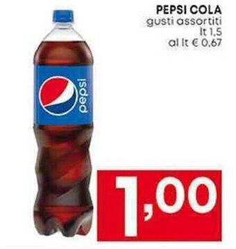 Pam PEPSI COLA gusti assortiti It 1,5 offerta