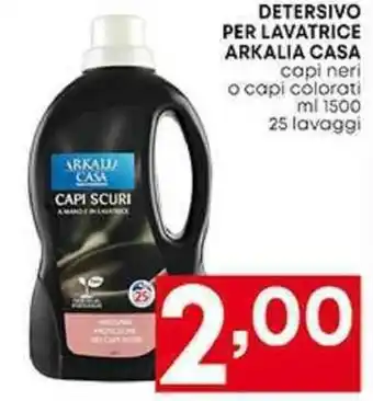 Pam DETERSIVO PER LAVATRICE ARKALIA CASA capi neri o capi colorati 25 lavaggi offerta