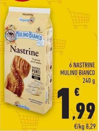 Conad City 6 NASTRINE MULINO BIANCO 240 g offerta
