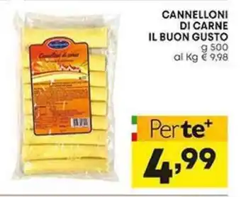 Pam CANNELLONI DI CARNE IL BUON GUSTO g 500 offerta