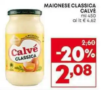 Pam MAIONESE CLASSICA CALVE ml 450 offerta