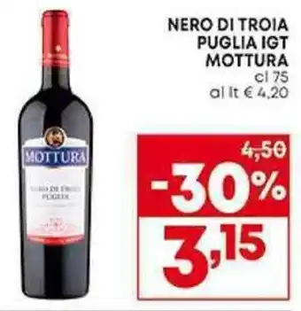 NERO DI TROIA PUGLIA IGT MOTTURA cl 75