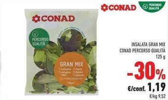 INSALATA GRAN MIX CONAD PERCORSO QUALITÀ 125 g
