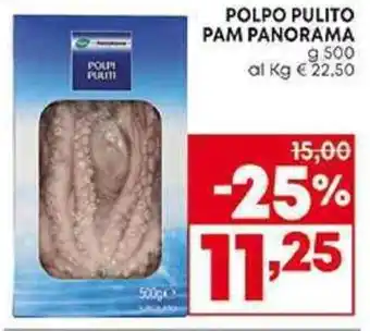 Pam POLPO PULITO PAM PANORAMA g 500 offerta