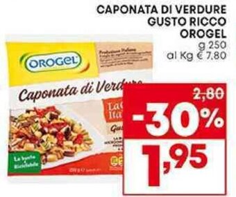 Pam CAPONATA DI VERDURE GUSTO RICCO OROGEL g 250 offerta