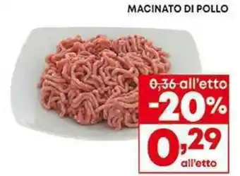 Pam MACINATO DI POLLO offerta