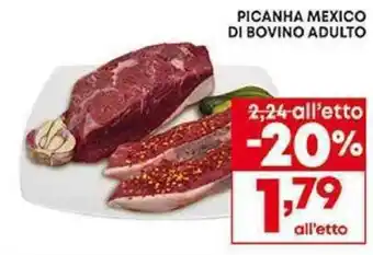 Pam PICANHA MEXICO DI BOVINO ADULTO offerta