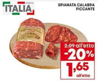 Pam SPIANATA CALABRA PICCANTE offerta