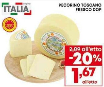 Pam PECORINO TOSCANO FRESCO DOP offerta