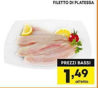 Pam FILETTO DI PLATESSA offerta