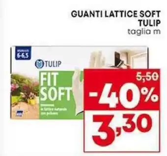 Pam GUANTI LATTICE SOFT TULIP taglia m offerta