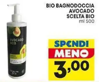 Pam BIO BAGNODOCCIA AVOCADO SCELTA BIO ml 500 offerta