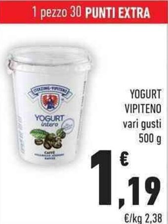 Conad City YOGURT VIPITENO vari gusti 500 g offerta