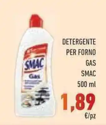 Conad Superstore DETERGENTE PER FORNO GAS SMAC 500 ml offerta
