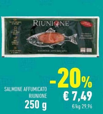 Conad Superstore SALMONE AFFUMICATO RIUNIONE 250 g offerta