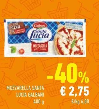 Conad Superstore MOZZARELLA SANTA LUCIA GALBANI 400 g offerta