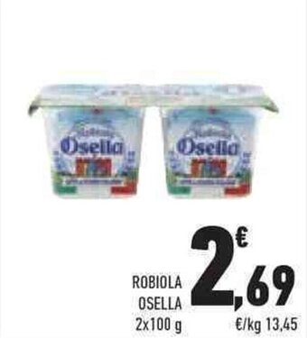 Conad Superstore ROBIOLA OSELLA 2x100 g offerta