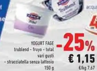 Conad Superstore YOGURT FAGE 150 g offerta