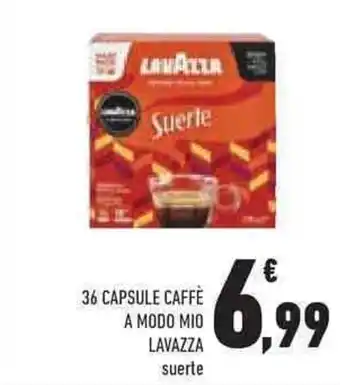Conad Superstore 36 CAPSULE CAFFÈ A MODO MIO LAVAZZA suerte offerta