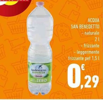 Conad Superstore ACQUA SAN BENEDETTO naturale 2 l offerta