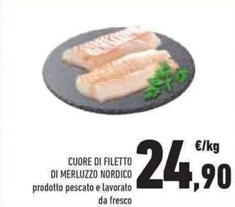 Conad Superstore CUORE DI FILETTO DI MERLUZZO NORDICO offerta