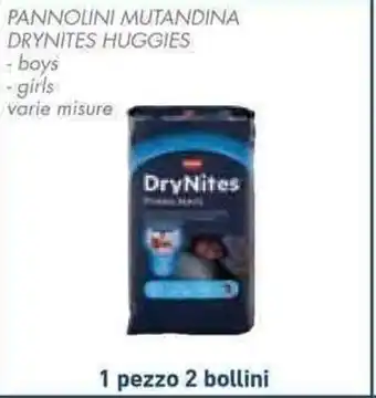 Conad Superstore PANNOLINI MUTANDINA DRYNITES HUGGIES offerta
