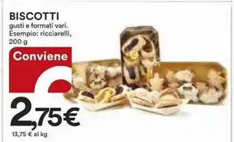 Ipercoop BISCOTTI 200 g offerta