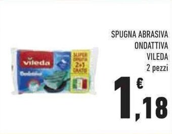 Conad Superstore SPUGNA ABRASIVA ONDATTIVA VILEDA 2 pezzi offerta