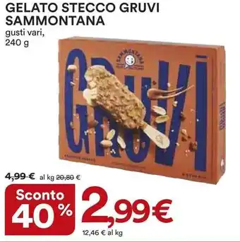 Ipercoop GELATO STECCO GRUVI SAMMONTANA 240 g offerta