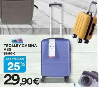 Ipercoop TROLLEY CABINA ABS offerta