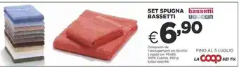 Ipercoop SET SPUGNA bassetti BASSETTI offerta