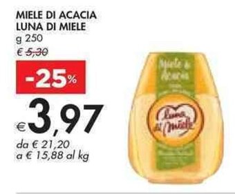 MIELE DI ACACIA LUNA DI MIELE g 250
