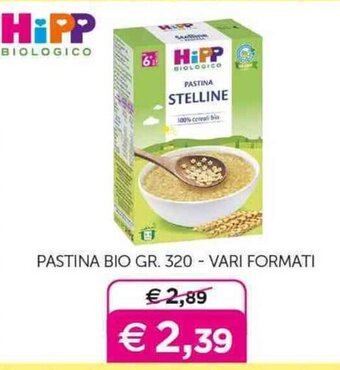 Universo Bimbo PASTINA BIO GR. 320 - VARI FORMATI offerta