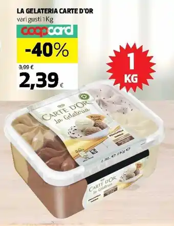 Ipercoop Carte d'Or La Gelateria 1kg offerta