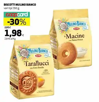 Ipercoop Mulino Bianco Biscotti 700g offerta