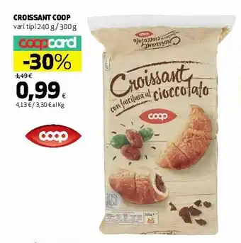 Ipercoop Coop Croissant 240g/300g offerta