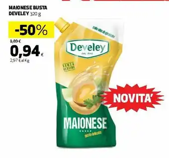 Ipercoop Develey Maionese Busta 320g offerta