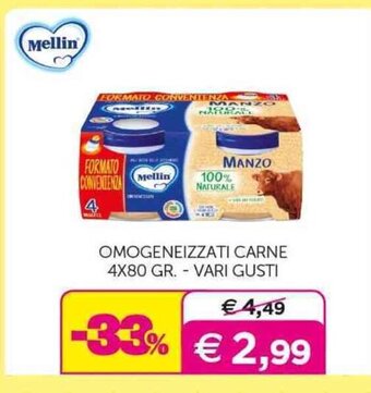 OMOGENEIZZATI CARNE 4X80 GR.- VARI GUSTI