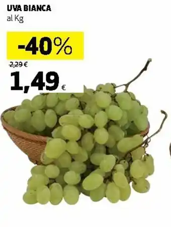 Ipercoop Uva Bianca offerta