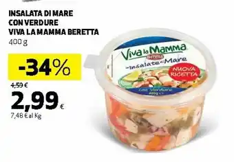 Beretta Viva La Mamma Insalata di mare con verdure 400g