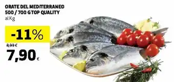 Ipercoop Orate del Mediterraneo 500/700g Gtop Quality offerta