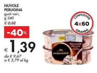 Bennet NUVOLE PERUGINA gusti vari, g 240 offerta