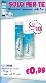 Acqua & Sapone Cotoneve Dischetti Struccanti offerta