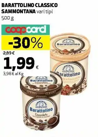 Ipercoop Sammontana Barattolino Classico 500g offerta