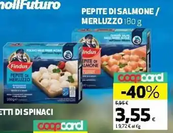 Ipercoop Findus Pepite di Salmone/Merluzzo 180g offerta
